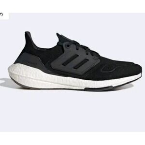 Adidas Ultraboost 22 Running Sneaker Shoes Wmns Sz 6 Black White Lace-Up GX5591